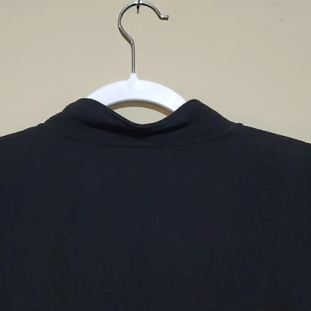 ‎EILEEN FISHER Black Open Front Jacket - Size Large